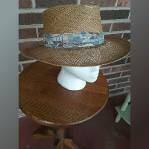 Vintage Chi Chi Collection Men's Straw Hat Size 8